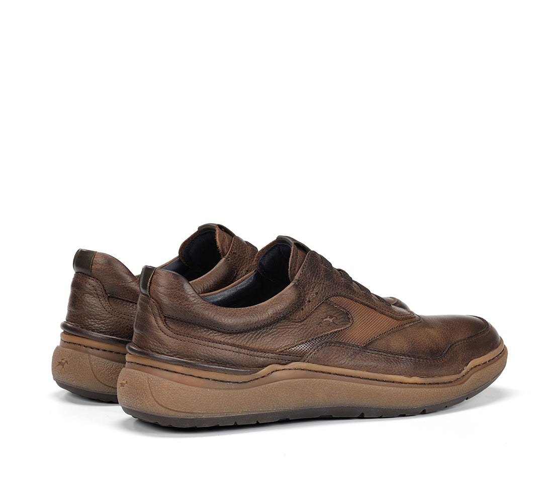Deportivo Piel Marrón Fluchos