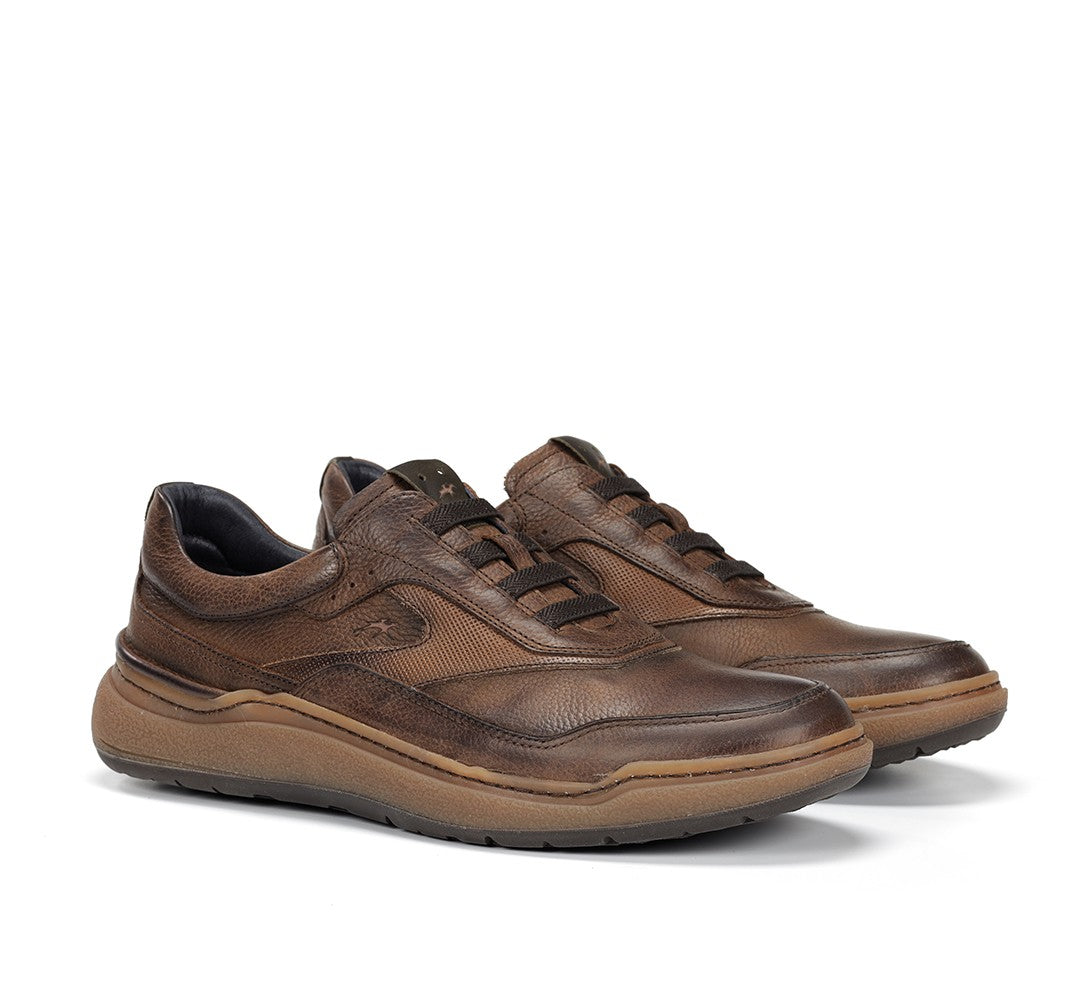 Deportivo Piel Marrón Fluchos